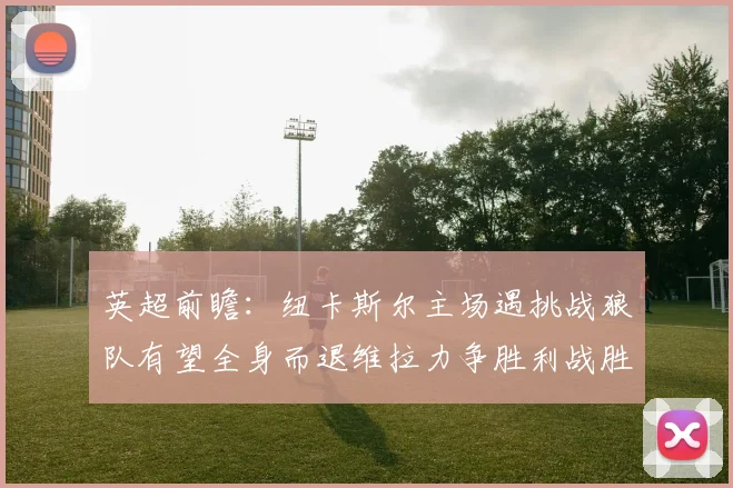 英超前瞻：纽卡斯尔主场遇挑战狼队有望全身而退维拉力争胜利战胜埃弗顿